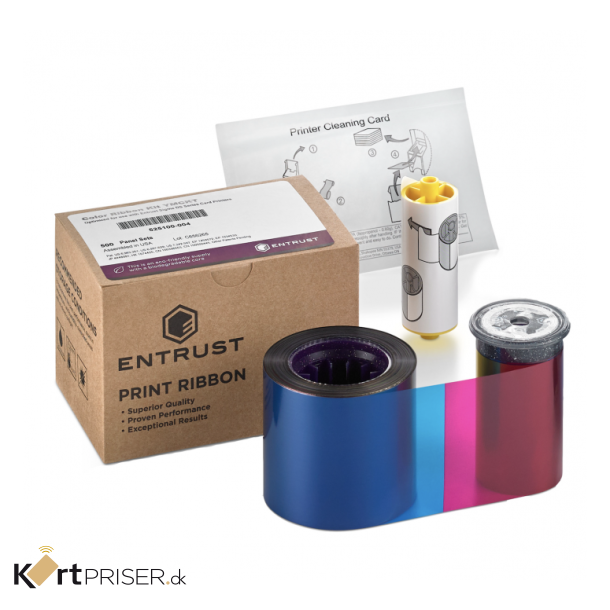 Entrust Sigma YMCKT farvebnd til model DS3