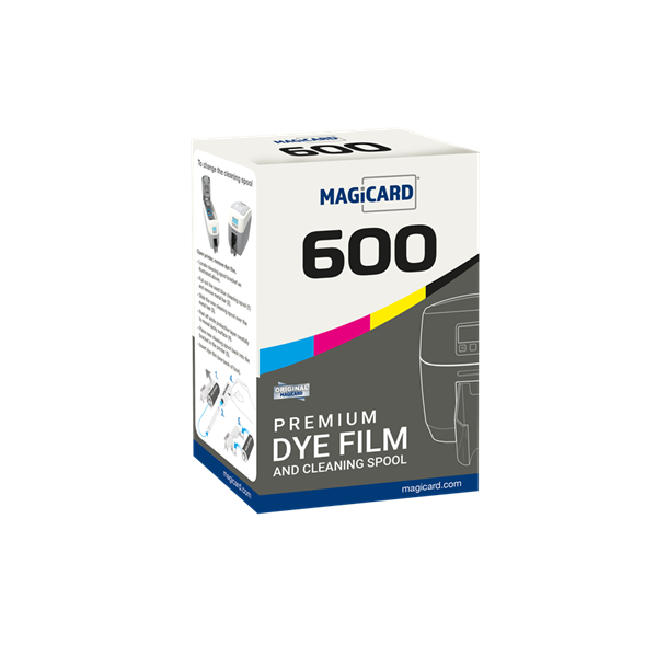 MagiCard 4-farve printfolie til ny model 600
