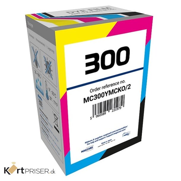 MagiCard 4-farve printfolie til ny model 300