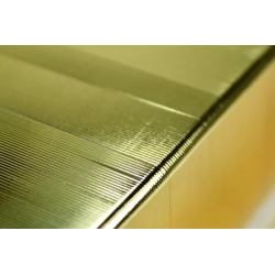 Hvide plastkort med Guld-kant