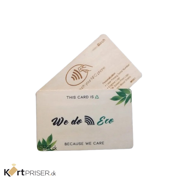 Mifare eller Prox BIO - Eco-FriendlyWoodenCards