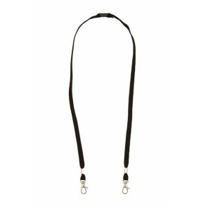 Lanyard til kortholdere m./2 kroge + break-away