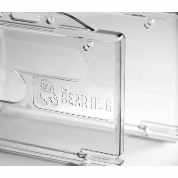 Kortholder, transparent h�rd plast, horisontal