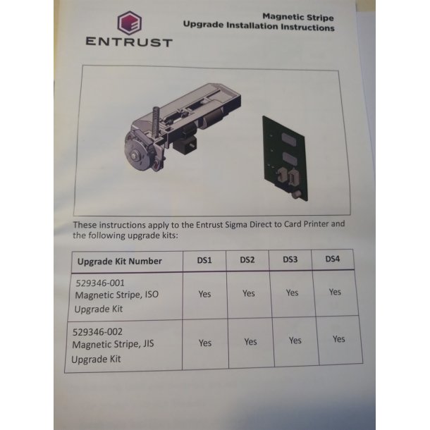 Magnet kode modul til Entrust Sigma DS2 og DS3