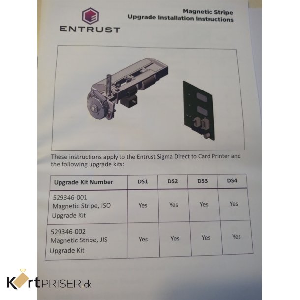 Magnet kode modul til Entrust Sigma DS2 og DS3