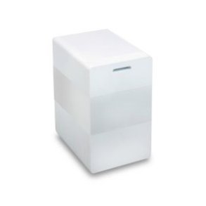 Blanke hvide kort med ovalt hul - vertikal