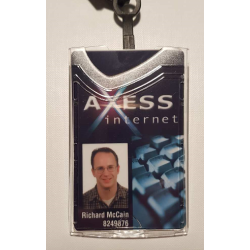 Kortholder, KLAR hrd plast, Lodret