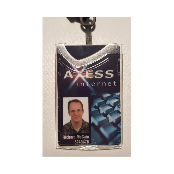 Kortholder, KLAR h�rd plast, Lodret