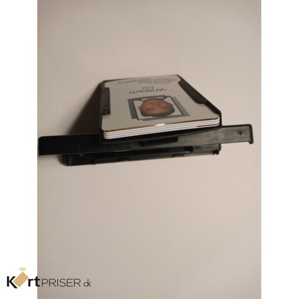 Kortholder, ben, sort plast - 1 til 5 kort