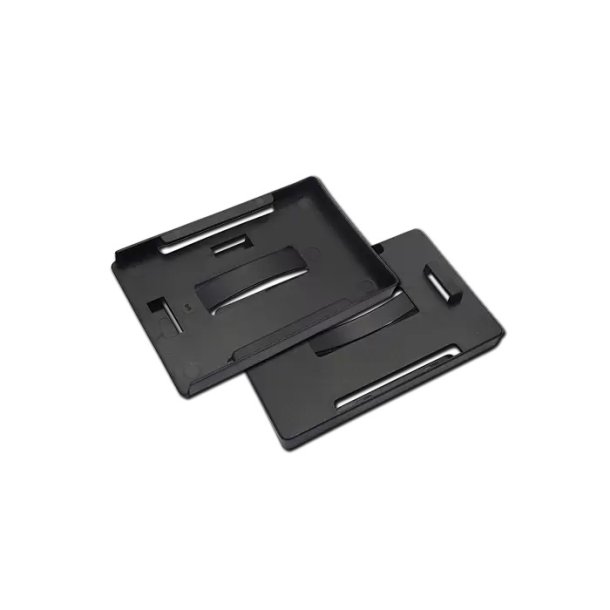 Kortholder, �ben, sort plast - 1 til 5 kort