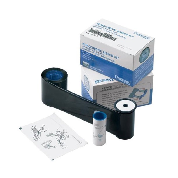 Entrust (tidl. DataCard) 1-farve, sort print folie til modellerne DS1 og DS2