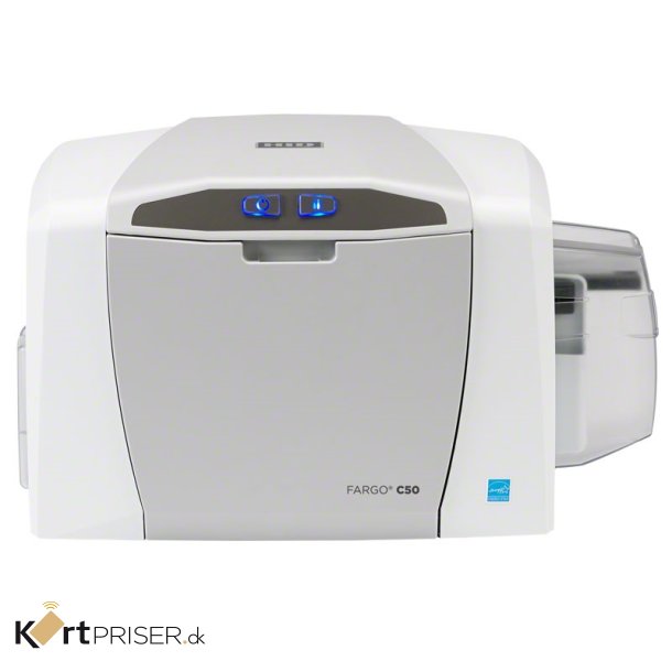 Fargo-HID C50 plastkort-printer, 4-farve  demo - SOLGT 