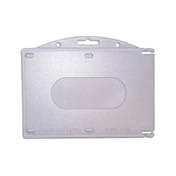 Kortholder, SECURE, transparent h�rd plast