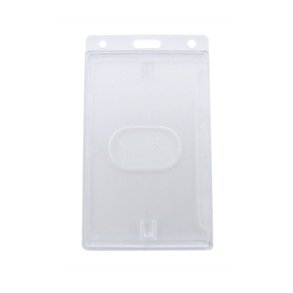 Kortholder, transparent hrd plast, vertikal