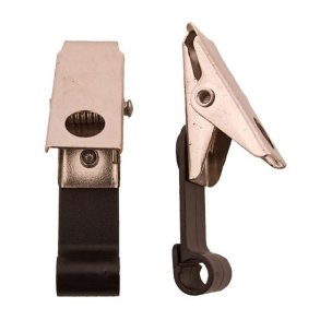 Forkromet metal klips, krokodillenb p plast krog