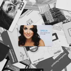 Plastkort med tryk, 4+4-farve offset (5.000 stk.)