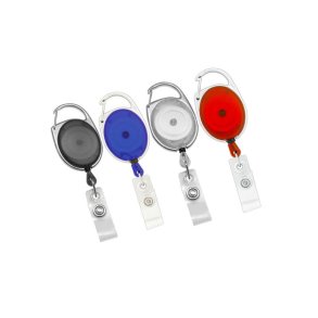 Yoyo med krog og plast strip med tryk knap