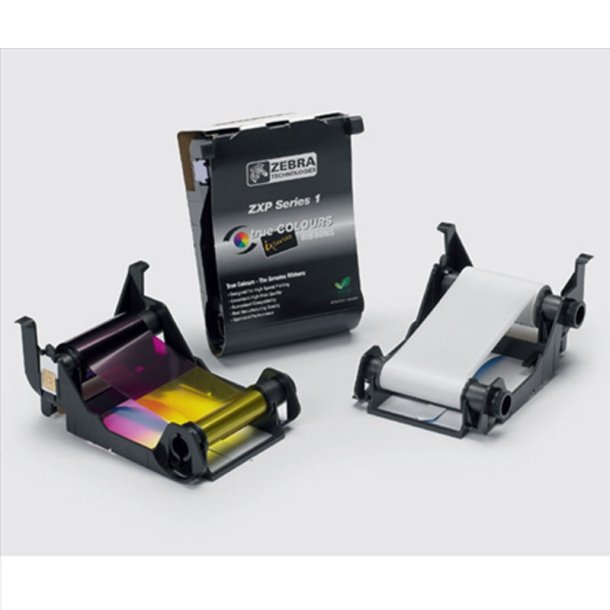 Zebra ZXP1 - 1-farve, sort farveb�nd